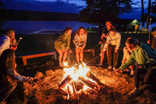 S'Mores at Campfire